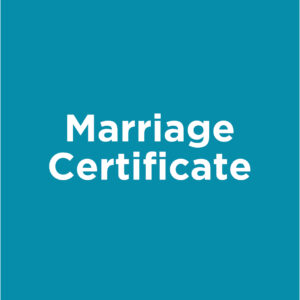 Marriage Certification